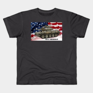 M551 Sheridan tank Kids T-Shirt